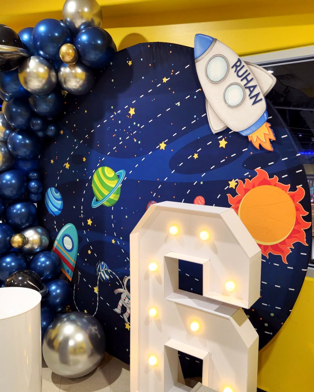 Galaxy themed birthday