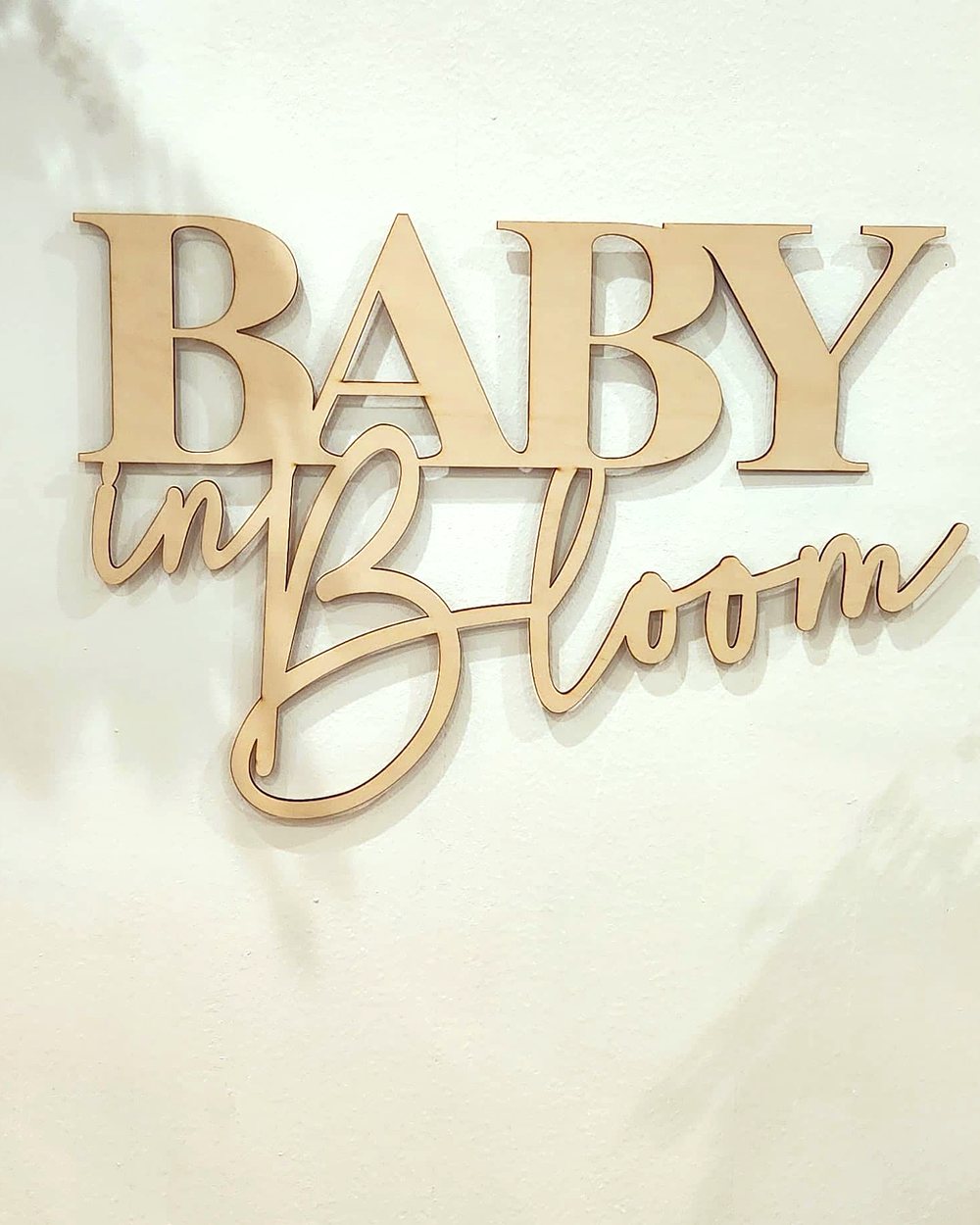 Baby in Bloom baby shower